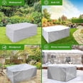 thumbnail image 3 of Fundas para muebles de exterior, juego de mesa y silla de comedor para exterior, impermeables, fundas para muebles de exterior, fundas para muebles de uso general, 3 of 5