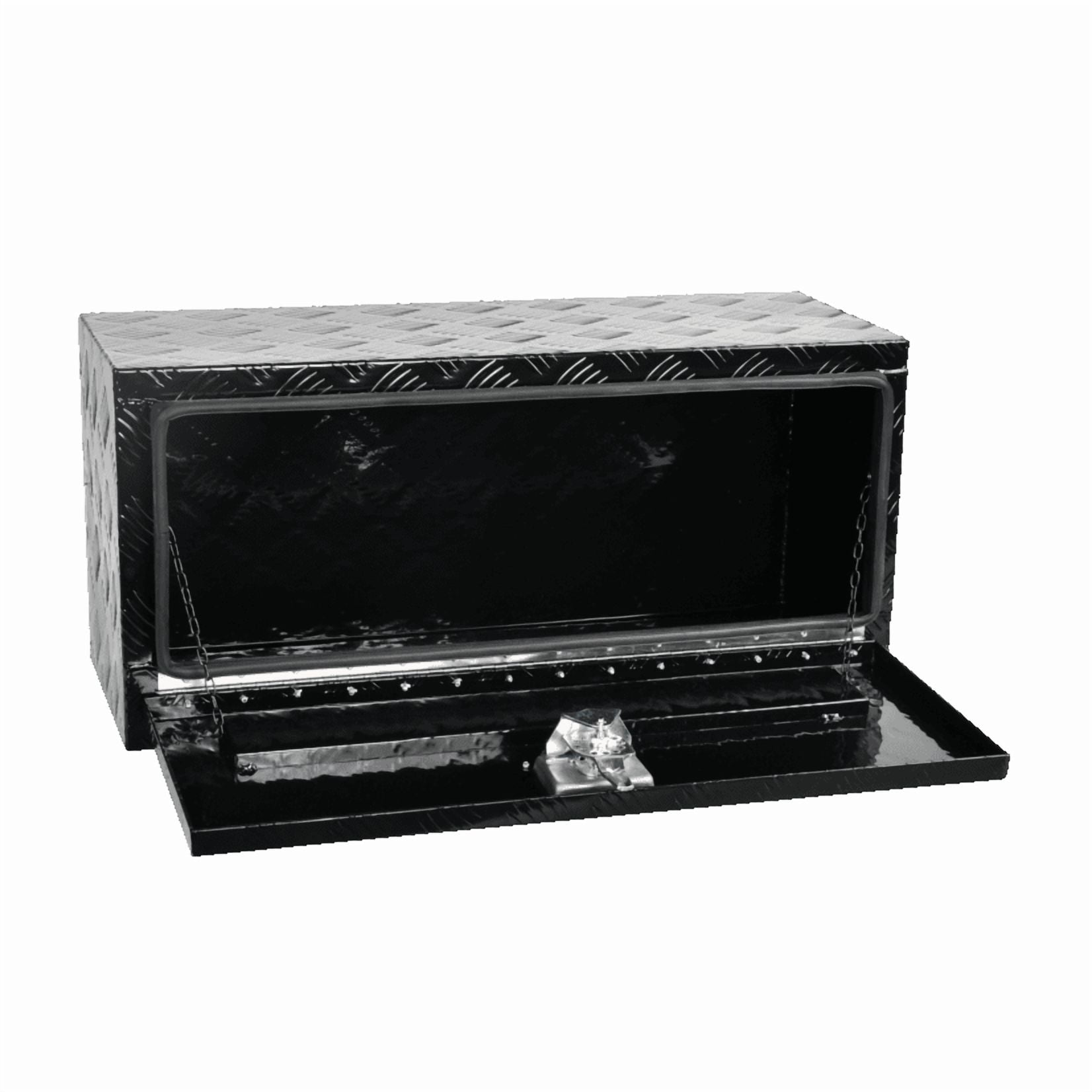 30"x12"x14“ Alum Underbody Truck Tool Box Trailer Storage w/Lock T-Handle Latch