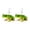 green, variant on QIQUWOHUL Acrylic frog printed earrings