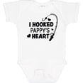 thumbnail image 3 of Inktastic I Hooked Pappy's Heart with Fishing Rod Boys or Girls Baby Bodysuit, 3 of 5