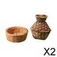 thumbnail image 1 of Paquete de 2 piezas muebles de casa de muñecas perfke 1:12 1:6 resina, 1 of 9