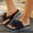 Black, variant on Floral Rainbow Sandals For Women Summer Colorful, Platform Vacation Shoes Lightweight Comfort, Open Toe Casual Footwear Non Slip Sole, Soft Cushioned Beach Daily Essentials