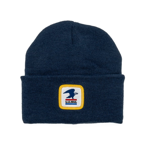 Tee Luv USPS U.S. Mail Eagle Logo Navy Beanie