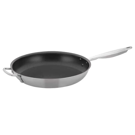 pan fry lid inch helper winco nsf tgfp ply tri dia stick handle stainless non steel