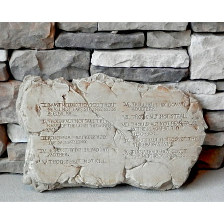 Athena Garden Ten Commandments Garden Plaque