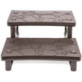 thumbnail image 4 of XtremepowerUS Spa Step Hot Tub Step Universal Camper Deck - Anti-Slip - 2 Step Brown, 4 of 7