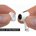 thumbnail image 4 of 3 Pairs Ear Tips for Airpods Pro Replacement Silicone Ear Buds with Noise Reduction Hole(Fit in Charging Case)Medium Tips | White, 4 of 5
