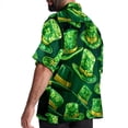 thumbnail image 3 of Saint Patrick's Day Men's Short Sleeve Beach Shirts Poplin Spread Collar Tops Casual Printed Button Down Summer Unisex, 3 of 6