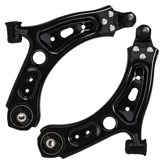 Detroit Axle - 2 FWD Front Lower Control Arms w/Ball Joints for 2015-2023 Jeep Renegade, 16-18 Fiat 500X, Pair Lower Control Arms w/Ball Joints Assemblies