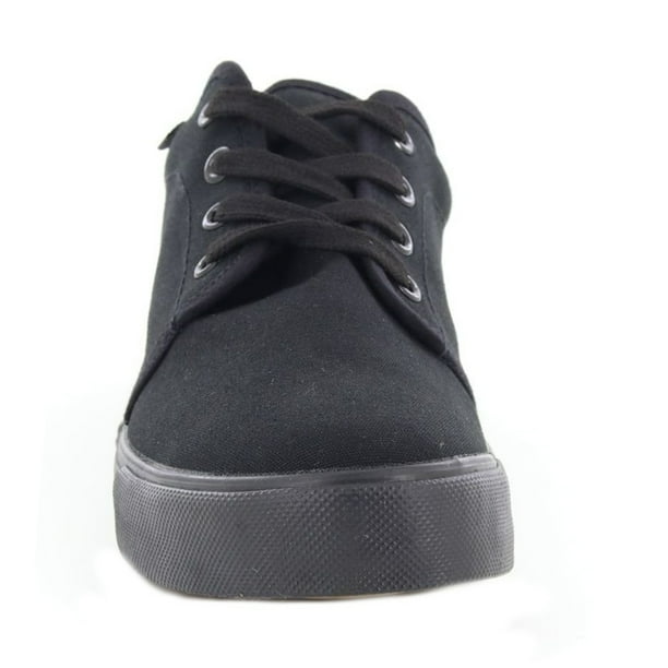 Boys black top canvas shoes
