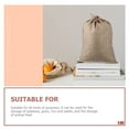 thumbnail image 6 of 6pcs Fruits Vegetable Storage Burlap Bags Burlap Drawstring Sacks Strong Potato Sacks, 6 of 6