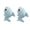 Blue3, variant on 3D Animal Shape Women Earrings Bite Posture Alloy Cartoon Adorable Stud Earrings Jewelry Accessory