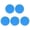 Blue, variant on NFTIGB 5-Piece Set of 2.36 Inches / 6 cm Rubber Tennis Training Balls, Safe Eco-Friendly Bouncy Hand Exercise Wall Balls for Kids, Perfect for Swimming Pools, Beaches, and Outdoor Play - Orange