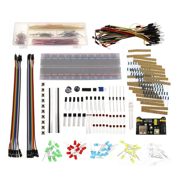 Cateissary Prototipo profesional de placa de circuito de 830 puntos, accesorios de bricolaje Electrónica miscelánea