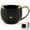 Black, variant on Pinky Up Chloe Cat Ceramic Coffee Mug, for Tea, Milk, or Matcha, 12oz Black