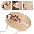 thumbnail image 3 of Summer Women Lolita's Hat Tea Party Hat Outdoor Sunscreen Flower Decor Sunshade Flat Hat Summer Beach Vacation Hats, 3 of 13