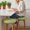 Green-GN, variant on MMJ Chair Cushions Round Bar Stool Cover Elastic Textured Fabric Slipcover Stretch Protector Adjustable Swivel Rolling Seat 14.17-18.89in