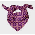 thumbnail image 3 of Bimba Purple Multicolor Dot Mandala Pure Silk Printed Head Bandanas Summer Neck Wrap Scarf 40 x 40 Inches, 3 of 6