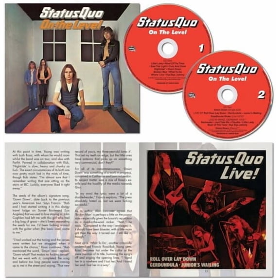 Status Quo - On The Level - 50th Anniversary Deluxe Gatefold Packaging - Music & Performance - CD