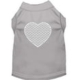 thumbnail image 3 of Pet Dog  Cat Shirt Screen Printed, "Chevron Heart", 3 of 10