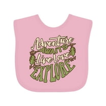 Inktastic Camping Hiking Trekking Adventure Boys or Girls Baby Bib