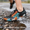 thumbnail image 4 of YOUYEDIAN Chaussures Aquatiques pour Femmes Été Pieds Nus Espadrilles de Plage à Enfiler Antidérapantes Randonnée Chaussures de Natation Natation Imperméables Chaussettes Aqua Chaussures (Bleu), 4 of 5