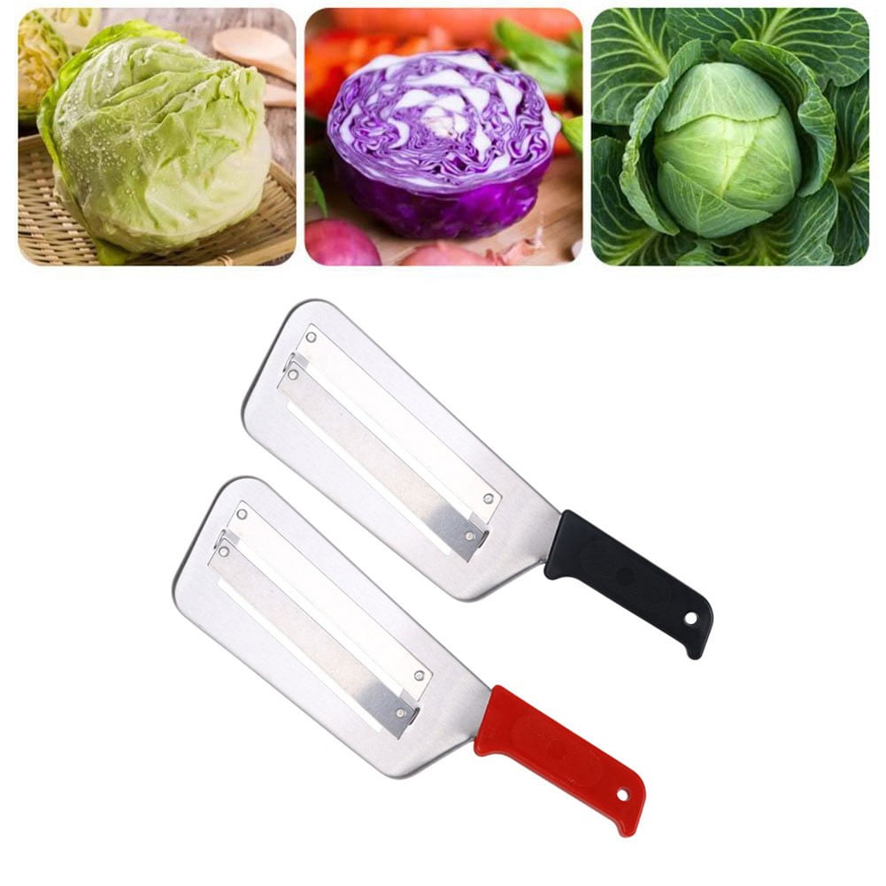 Cabbage Hand Slicer Shredder Vegetable Kitchen Manual Cutter For Making  Homemade Coleslaw Sauerkraut Stainless Steel Knives