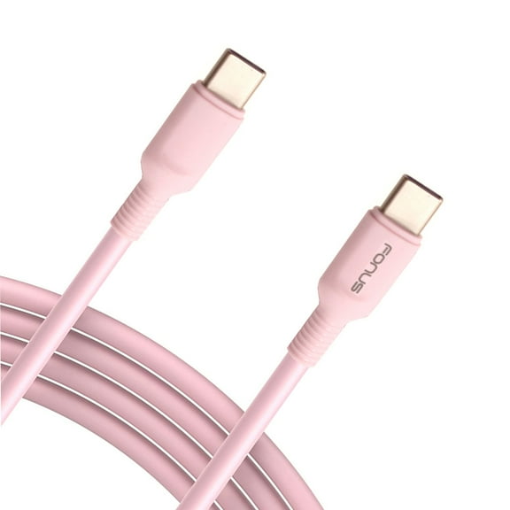 USB-C to Type-C Pink 10ft Long Cable for Motorola Moto G Stylus 5G (2024) - PD Fast Charger Cord Power Wire Sync for Motorola Moto G Stylus 5G (2024)