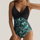 thumbnail image 2 of Gibobby Bañador de una pieza Trajes de baño de una pieza para mujer, traje de baño de talle con barriga, traje de baño con en la espalda, Monokini, traje(Negro,XL), 2 of 5