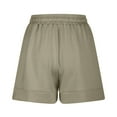 thumbnail image 5 of Daznico Women's High Waist Summer Shorts - Loose Fit Breathable with Drawstring & Pockets, Comfortable Casual 2025,for Size L, 5 of 5