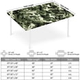 thumbnail image 2 of Rectangle Table Cloth Cover Waterproof Elastic Fitted Polyester Fitted Tablecloths for 6 Foot Tables for Indoor, Picnic Camping Outdoor, 2 of 9