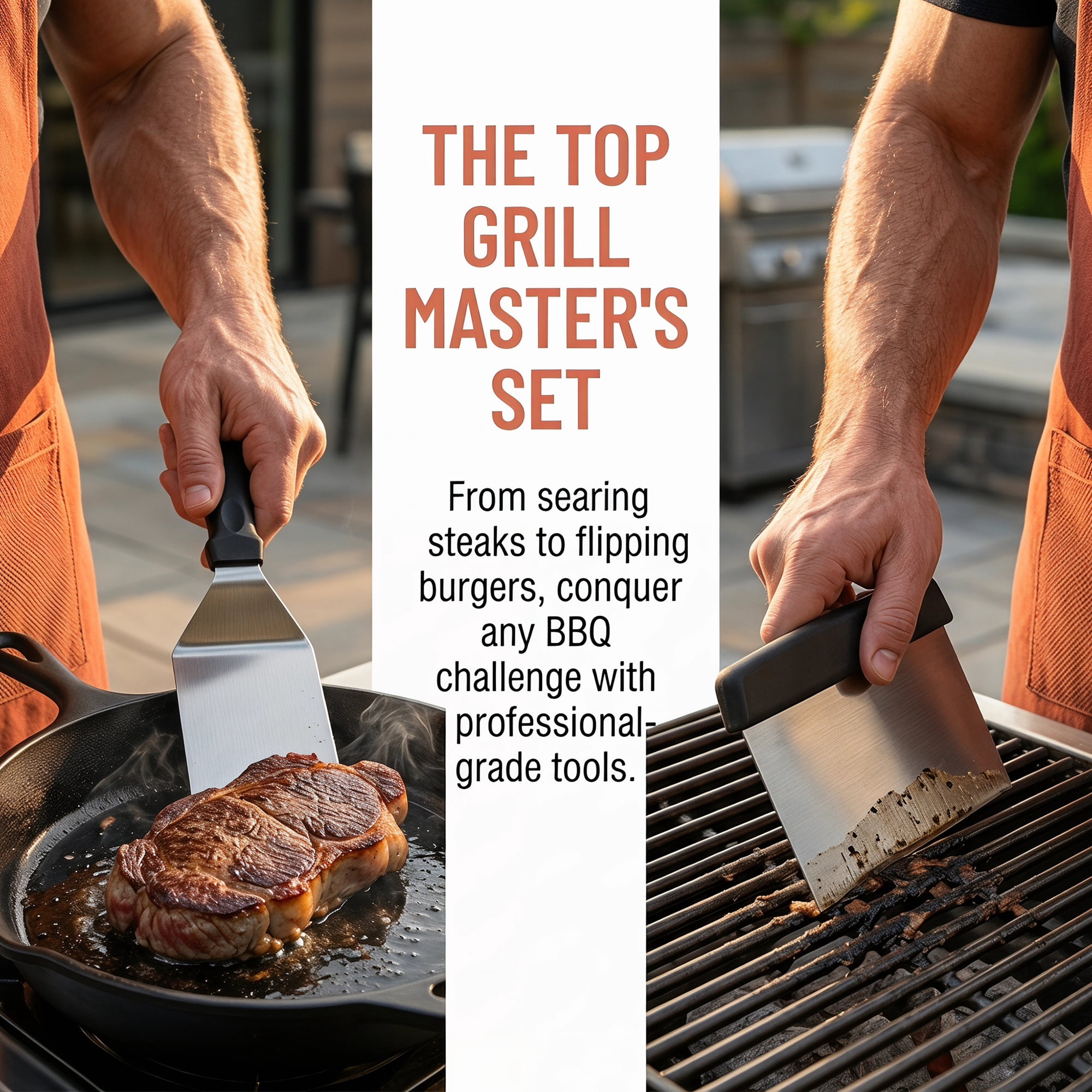 Unique Bargains Kitchen Utensils Heat-Resistant Spatula Set Silver 5Pcs