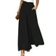 thumbnail image 5 of Pantalones anchos Qarigey de cintura alta para mujer verano negro XL XXL, 5 of 6