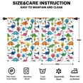 thumbnail image 2 of Blackout Kids Curtains,Dinosaur and Tree Pattern Childrens Insulated Curtains Set Of 2,Bedroom Essentials,Toddler Room Decor 42"x54", 2 of 5