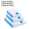 thumbnail image 2 of Portable Vacuum Compression Travel Bags, Space Saver Large Storage For Extra Closet Attic Basement Space, Reusable With Electric Pump And Double-zip Seal, 2 of 5