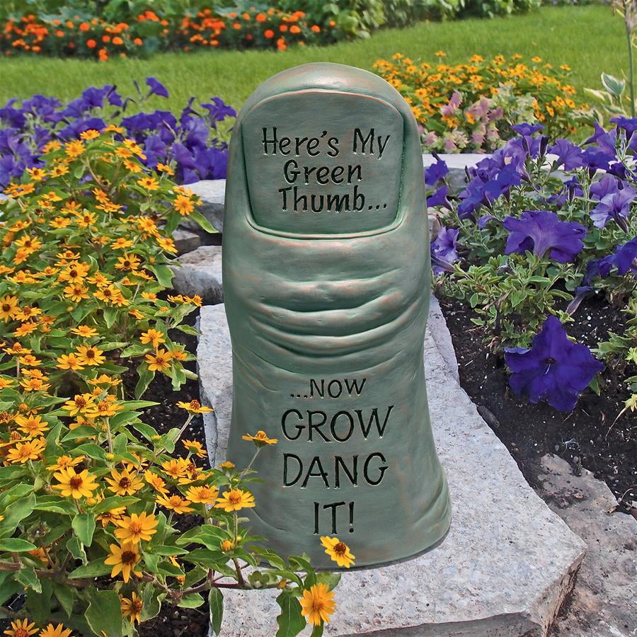 Horticulturist's Green Thumb Garden Statue by Design Toscano