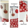 thumbnail image 5 of LEORX 40pcs Red Christmas Paper Plates and Disposable Cups for Parties and Gatherings, Sturdy Synthetic Material, 5 of 8