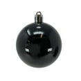 thumbnail image 2 of 2 Inch Shiny & Matte Black Shatterproof Plastic Christmas Ball Ornament 12 Piece, 2 of 7