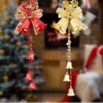thumbnail image 5 of JM Campanas decorativas navideñas, campana navideña colgante Campana navideña Decoración navideña Cascabeles para adornos del hogar, árbol de Navidad, decoración de puertas(rojo) JM RV021031-01238SDJ, 5 of 5