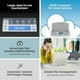 thumbnail image 3 of Escáner de fotos y documentos ScanSnap iX1600, inalámbrico o USB, de alta velocidad, compatible con la nube, pantalla táctil grande, alimentador automático de documentos, para Mac o PC, color blanco, 3 of 5