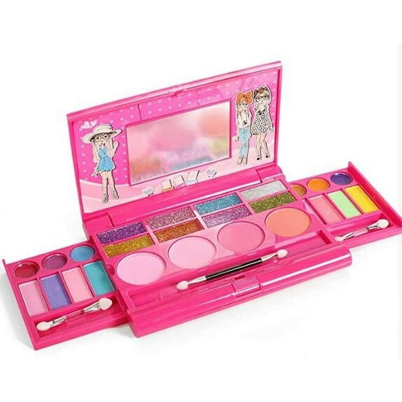 Princess Girl's Deluxe Makeup Palette with mirror -All in one