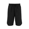 thumbnail image 6 of RYRJJ Women's Bermuda Shorts Wide Leg Cotton Linen Summer Casual Long Shorts Baggy High Waisted Drawstring Short Pants with Pockets(Black,XL), 6 of 6