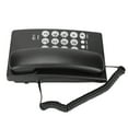 thumbnail image 3 of KXT504 Teléfono de escritorio con cable Teléfono fijo multifuncional con botón grande para hotel de oficina en casa (negro), 3 of 8