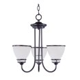 thumbnail image 1 of Maxim 21584SWOI Novus 3-Light Chandelier, Oil Rubbed Bronze, 1 of 1