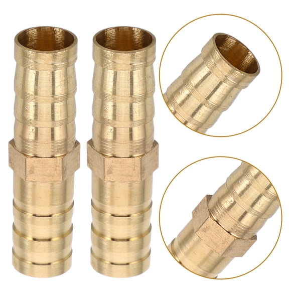 HAMPPLIES 10Pcs Safe and Reliable Copper Gas Hose Quick Connect Fittings for Stove