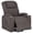 Brown, variant on Louie Chenille Upholstered Power Lift Massage Chair Grey