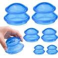 thumbnail image 1 of 6PCS Massage Cups, Cupping Set 3 Sizes, Blue Massage Cups for Cupping Therapy, Cupping without Fire, Suction Cups for Body, Massage Tools, Practical Presents (Blue), 1 of 7