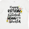 thumbnail image 4 of Inktastic Happy Birthday to the Sweetest Mommy in the World Girls Toddler T-Shirt, 4 of 5