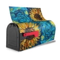 thumbnail image 3 of Yiaed Starry Sunflower Dreamscape Print Mailbox Covers, Magnetic Mailbox Cover, Mail Box Covers for Garden Outdoor Decor Box Covers-21x18 in, 3 of 8