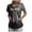 Dark Gray, variant on Mnuaqn Halloween Scrub Tops Women Cute Horror Bats, Pumpkin Print V-Neck Nurse Shirts Medical Uniforms with Pockets Light Yellow,Size XL